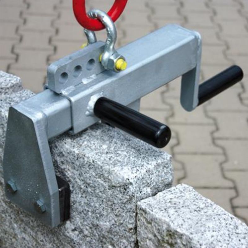 pince pour piliers en situation