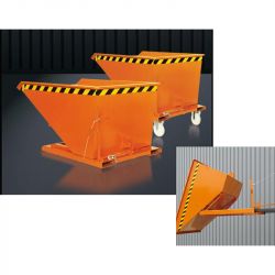 Benne basculante surbaissée avec angle de basculement plat