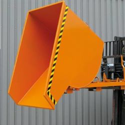 Benne basculante grand volume avec angle de basculement dérouleur