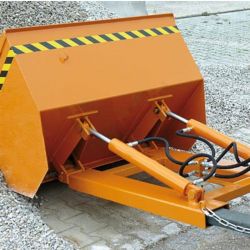Pelle godet avec dispositif de basculement hydraulique