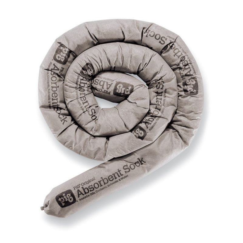 Boudin absorbant universel PIG® ORIGINAL pour huiles, eau et solvants
