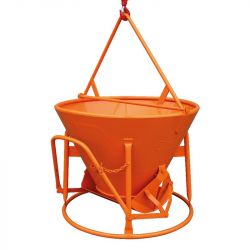 Benne à béton surbaissée