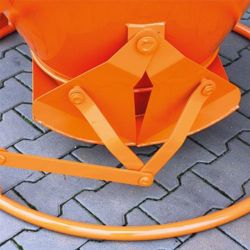 Benne à béton surbaissée