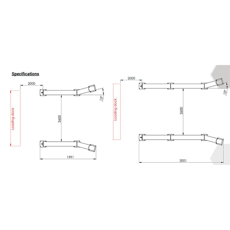 Guide roues flexible pour camion | Equipement de quai | Equipement de sécurité