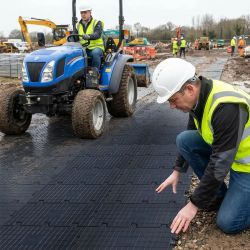 Dalle de protection de sol en polypropylène