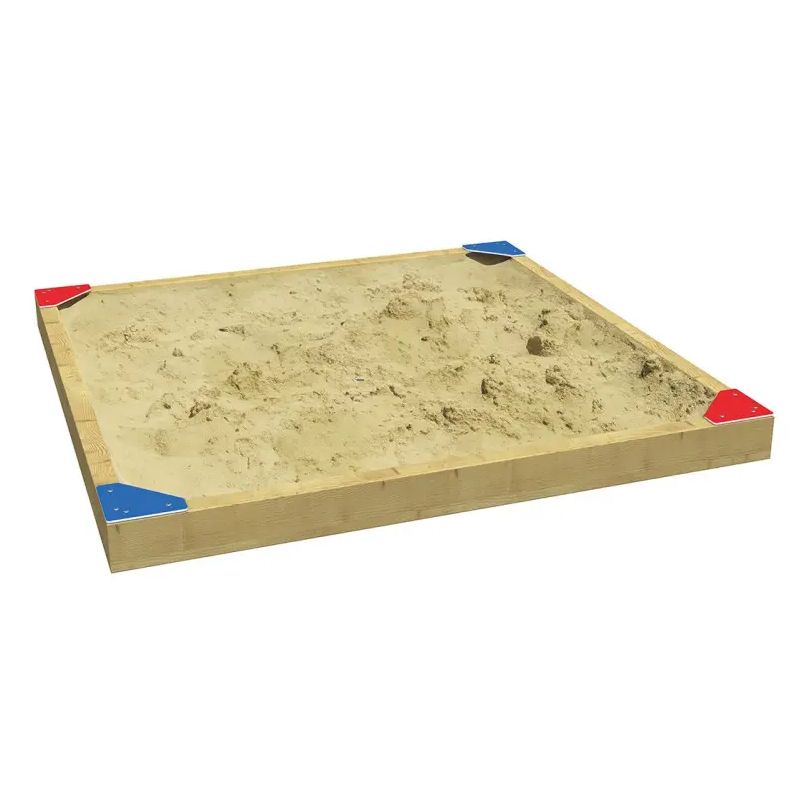 Bac à sable en bois plein