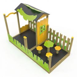 Cabane Mississippi avec terrasse