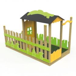 Cabane Mississippi avec terrasse