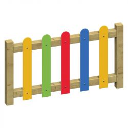 Portillon en bois pour aires de jeux