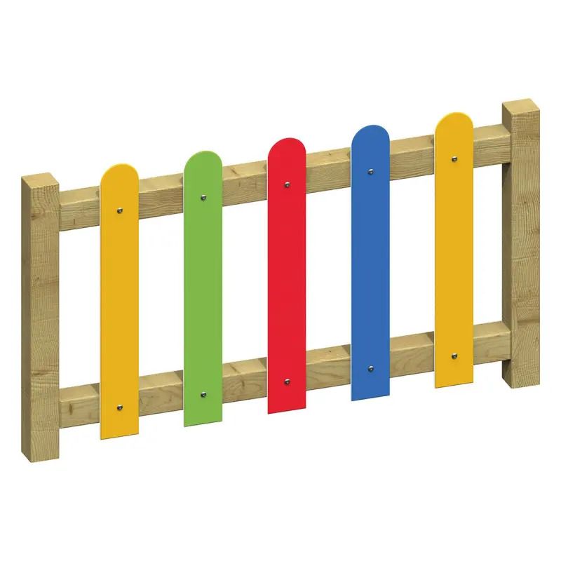 Portillon en bois pour aires de jeux