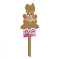 Panneau lapin + Interdiction de fumer