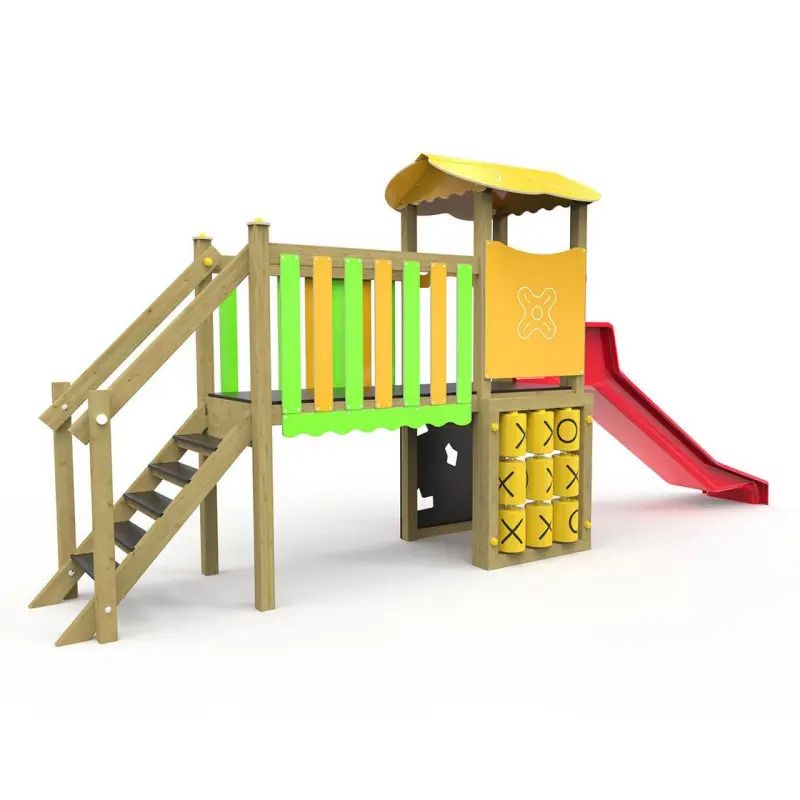 Structure multi-activités Bouton d'or Bambin en bois