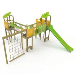 structure Tiki Tours en bois