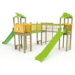 structure Tiki Tours en bois