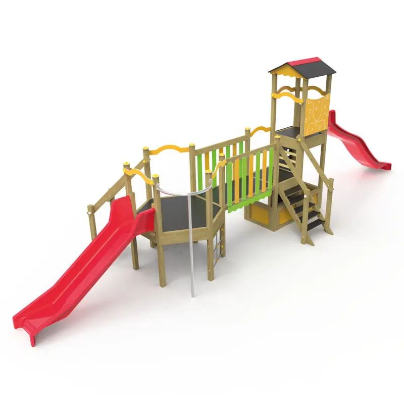 structure JM03 pour aire de jeux en bois