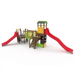 structure JM03 pour aire de jeux alu