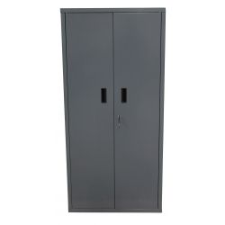 Armoire à bacs avec portes fermées