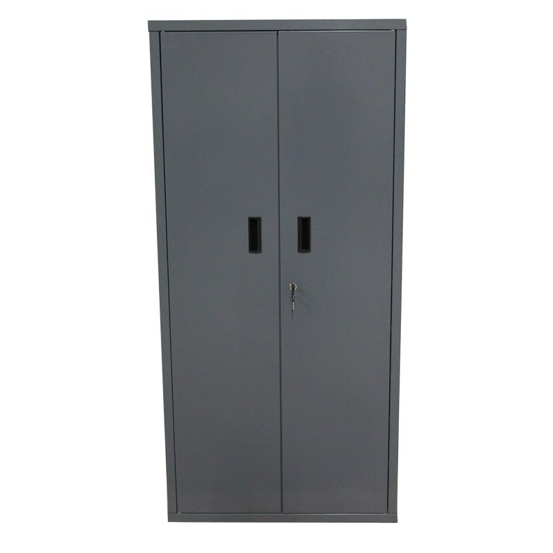 Armoire à bacs avec portes fermées
