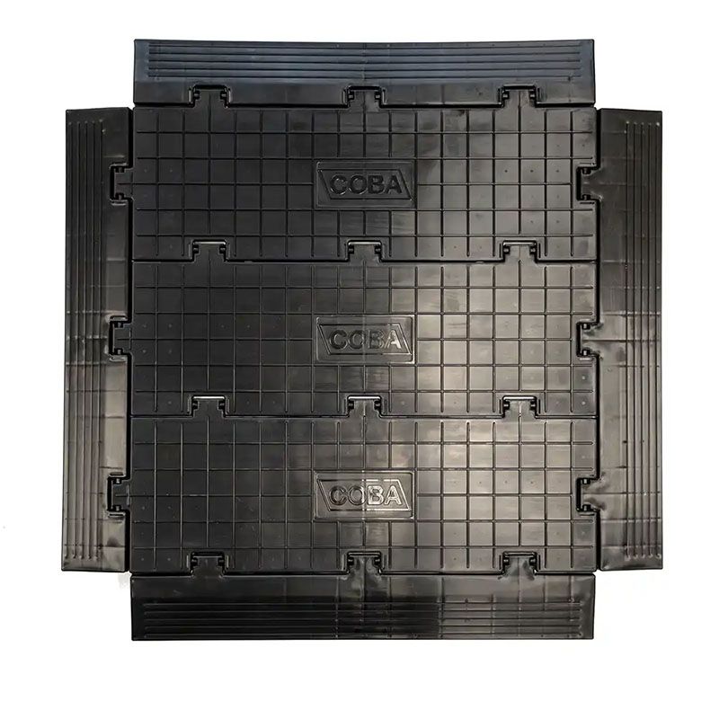 Bordure de rampe pour dalle de protection