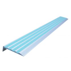 Nez de marche en aluminium antidérapant fluorescent
