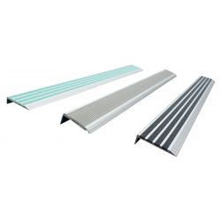 Nez de marche en aluminium antidérapant 3 versions
