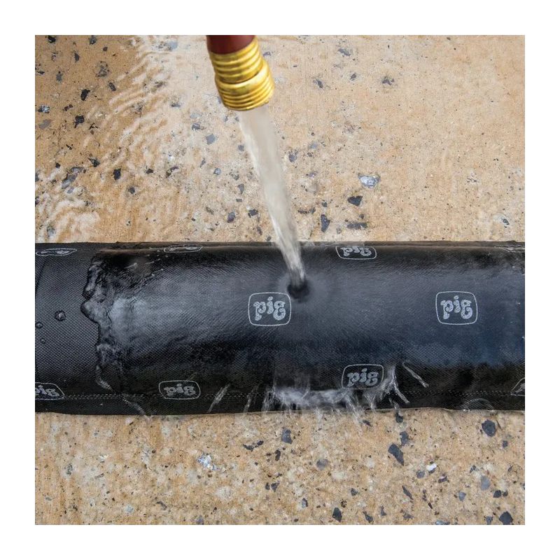 Barrière anti-inondation activée par l’eau démonstration absorption