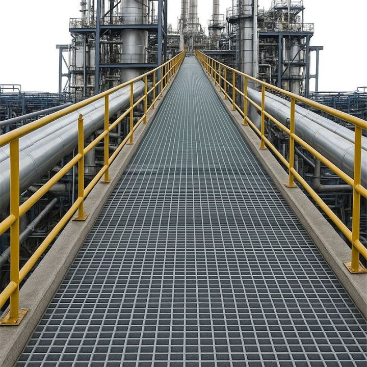 Caillebotis antidérapant pour passerelle COBAGRIP Grating