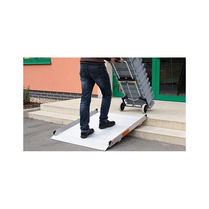 Rampe de franchissement aluminium - 380 kg en situation