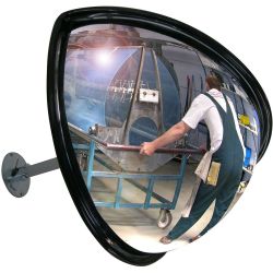 Miroir industriel grand angle type rétroviseur  | Miroirs de sécurité