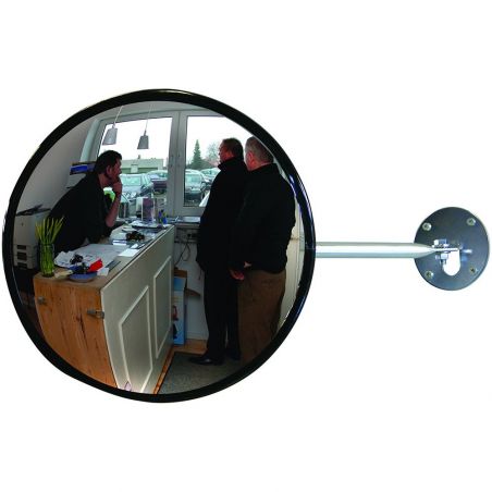RMAN 30 cm Miroir Convexe de Surveillance Miroir Routier avec Fixation