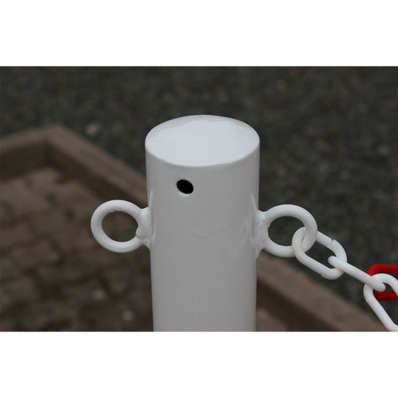 Kit de poteaux acier avec chaine de délimitation | Protection des entrepôts