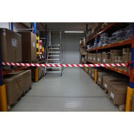 Enrouleur à sangle magnétique 4.6 m | Protection des entrepôts