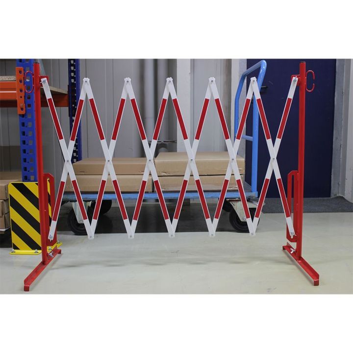 Barrière de sécurité extensible sur pieds | Barrière de sécurité | Barrière et poteau de Sécurité