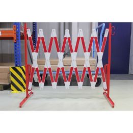 Barrière de sécurité extensible sur pieds | Barrière de sécurité | Barrière et poteau de Sécurité