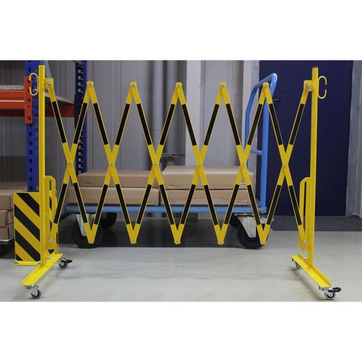 Barrière de sécurité extensible sur roues | Barrière de sécurité | Barrière et poteau de Sécurité