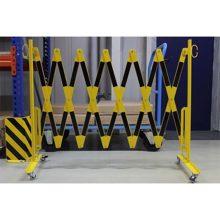 Barrière de sécurité extensible sur roues | Barrière de sécurité | Barrière et poteau de Sécurité