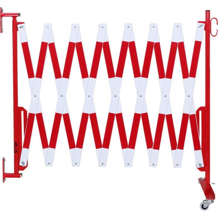 Barrière extensible fixation murale et roues | Barrière de sécurité | Barrière et poteau de Sécurité