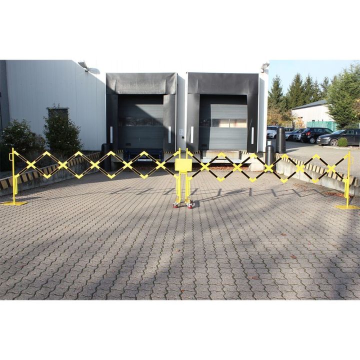Barrière d'accès extensible pour voie large | Barrière de sécurité | Barrière et poteau de Sécurité