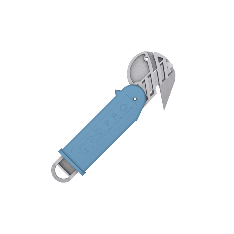 Couteaux de sécurité détectables avec lame fermée et coupe-ruban, Métal  détectable et visible aux rayons X