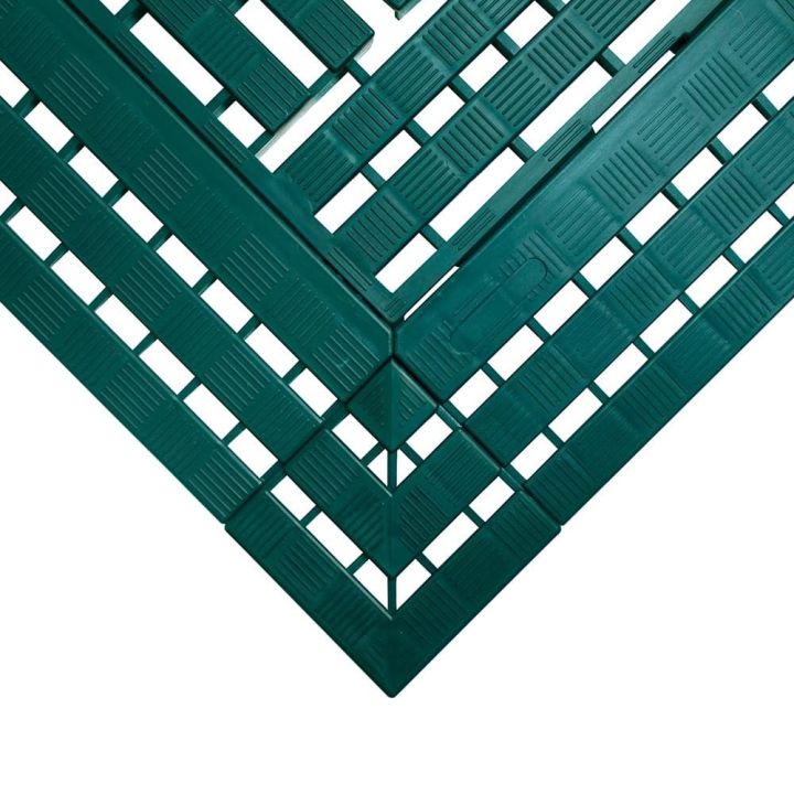 Dalle caillebotis modulables en polyéthylène - Caillebotis industriels WORK DECK vert