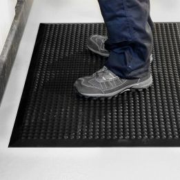 Tapis antifatigue ESD à surface à bulles avec tapis de protection électrique - Revêtement Isolants & ESD COBA ELITE ESD