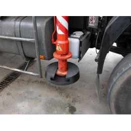 Patin pour stabilisateurs, Patin de calage type shoes pour grues et nacelles, Plaques de calage