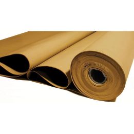 Bâche lisse en caoutchouc naturel brun pour décapage pour protéger sol et surface. Bâches en caoutchouc multi-usage.