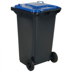 Conteneur à déchets 240 litre - Couvercle bleu | Conteneur Poubelle sur roues