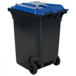 Conteneur à déchets 360 litre - Couvercle bleu | Conteneur Poubelle sur roues