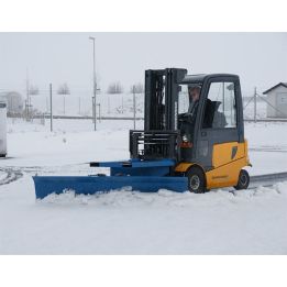 Lame chasse neige en acier pour chariot élévateur - matériel de déneigement