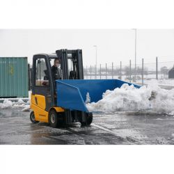 Pelle à neige basculante pour chariot élévateur - matériel de déneigement