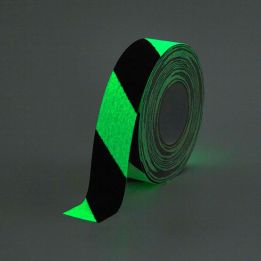 Bande antidérapante luminescente bi-couleur