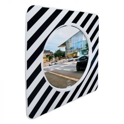 Miroir d'agglomération | Miroir routier en P.A.S. Garantie 5 ans