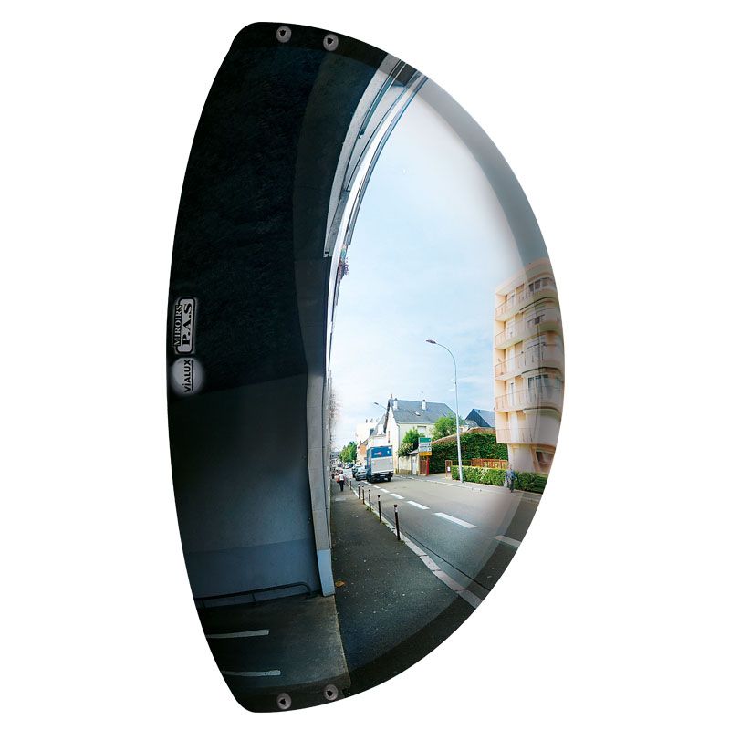 Miroir de sécurité extérieur pour garage, angle rond, grand angle,  réglable, point mort, parking, entrepôt, rapide - AliExpress